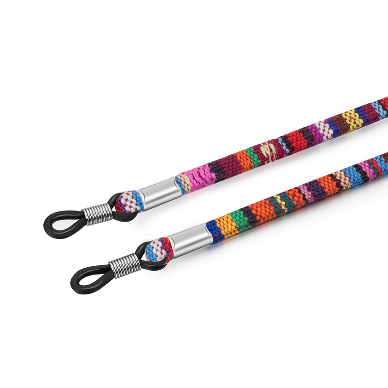 Praktische zonnebril nekkoord koord houder veelkleurige bril lanyard houder etnische touw brillenketting: 7