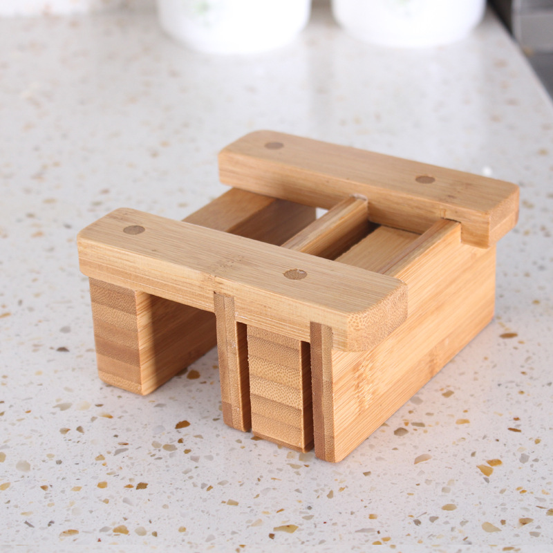 Wood Cutting Board Knife Holder Kitchen Supplies Horizontal Chopping Board Knife Holder Tool Storage Rack Wooden Knife Holder