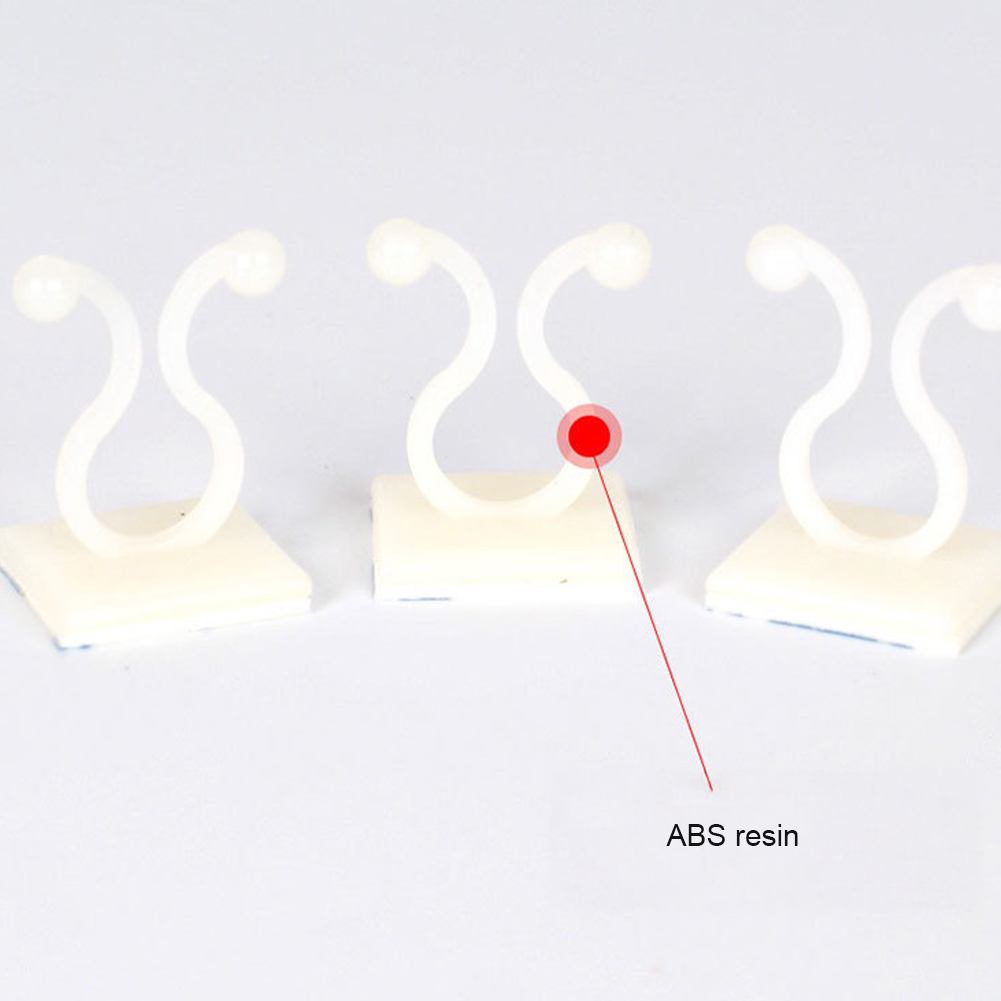 Clips de fixation murale pour plantes grimpantes, 10 pièces, crochets à boucle de vigne auto-adhésifs, fixateurs de pinces en rotin collants, dispositifs de fixation invisibles