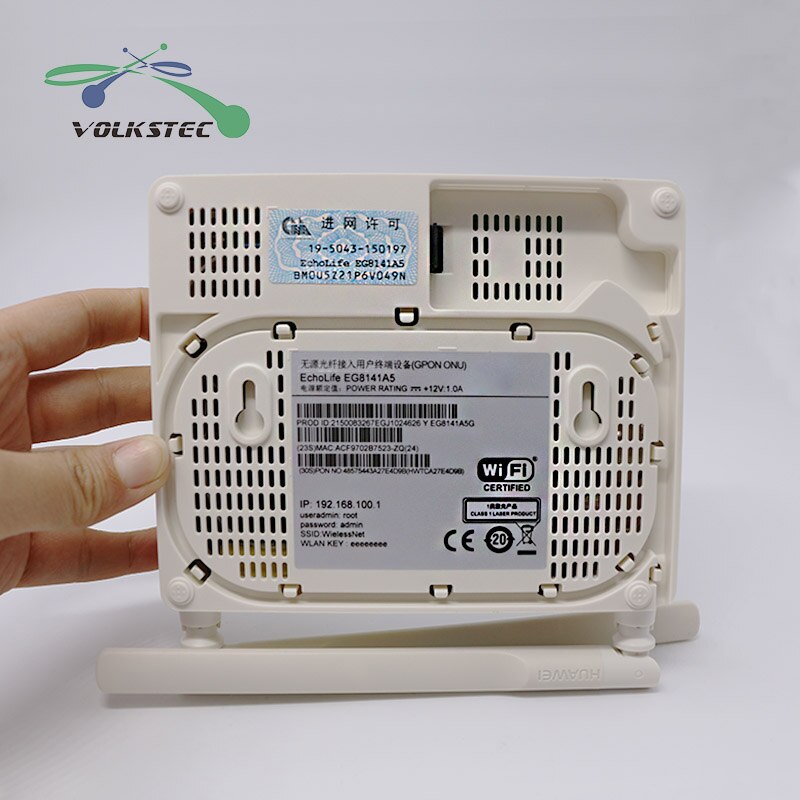EchoLife EG8141A5 FTTH Modem Opticl Line Termical GPON ONU An Intelligent Routing ONT SC/UPC