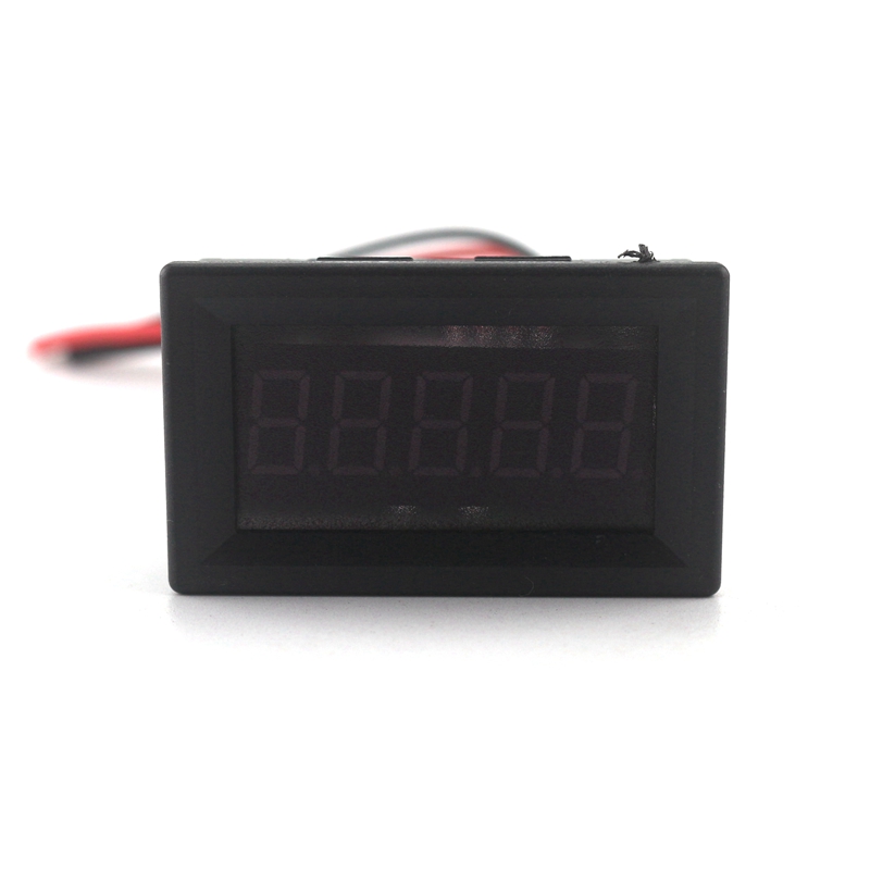 0.36" 5 Digits 0-3.0000A DC Ammeter Digital amp Ampere panel Meter Red LED Electric Current Tester Gauge Built-in Shunt