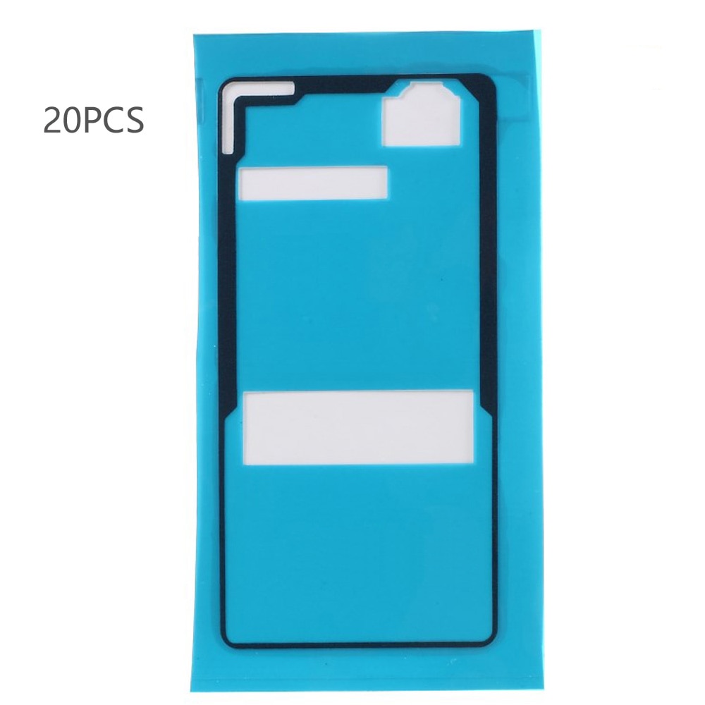 Autocollant adhésif pour porte arrière de batterie, 20 pièces/lot, pour Sony Xperia Z3 Compact D5803 D5833 M55w Z3 Mini