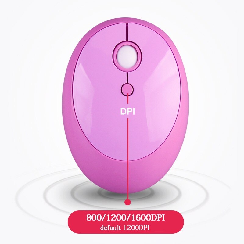 Bluetooth-compatible 3.0 Connection Wireless Mouse for Moffi Keyboard 1600DPI Control with Colorful Optional