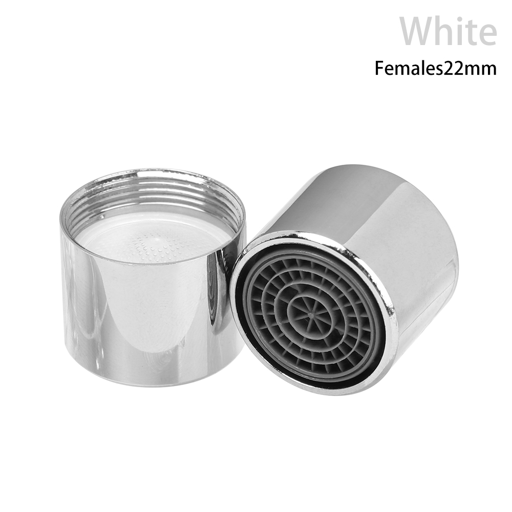 Badkamer Water Saving Tap Waterzuiveraar Filter Nozzle Water Filter Adapter Beluchter Diffuser Kraan Filter Nozzle Met Wasmachine: Females22mm	white