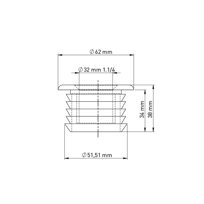 Kraken Pan Pakking B (Thermo Plastic Rubber)