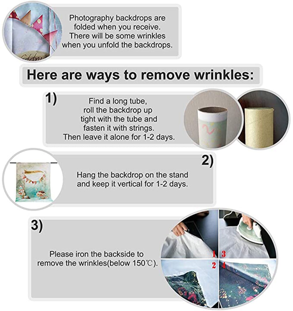 Blue Flowers and Elephant Birthday Backdrop Photography Background Photo Booth Studio Decor