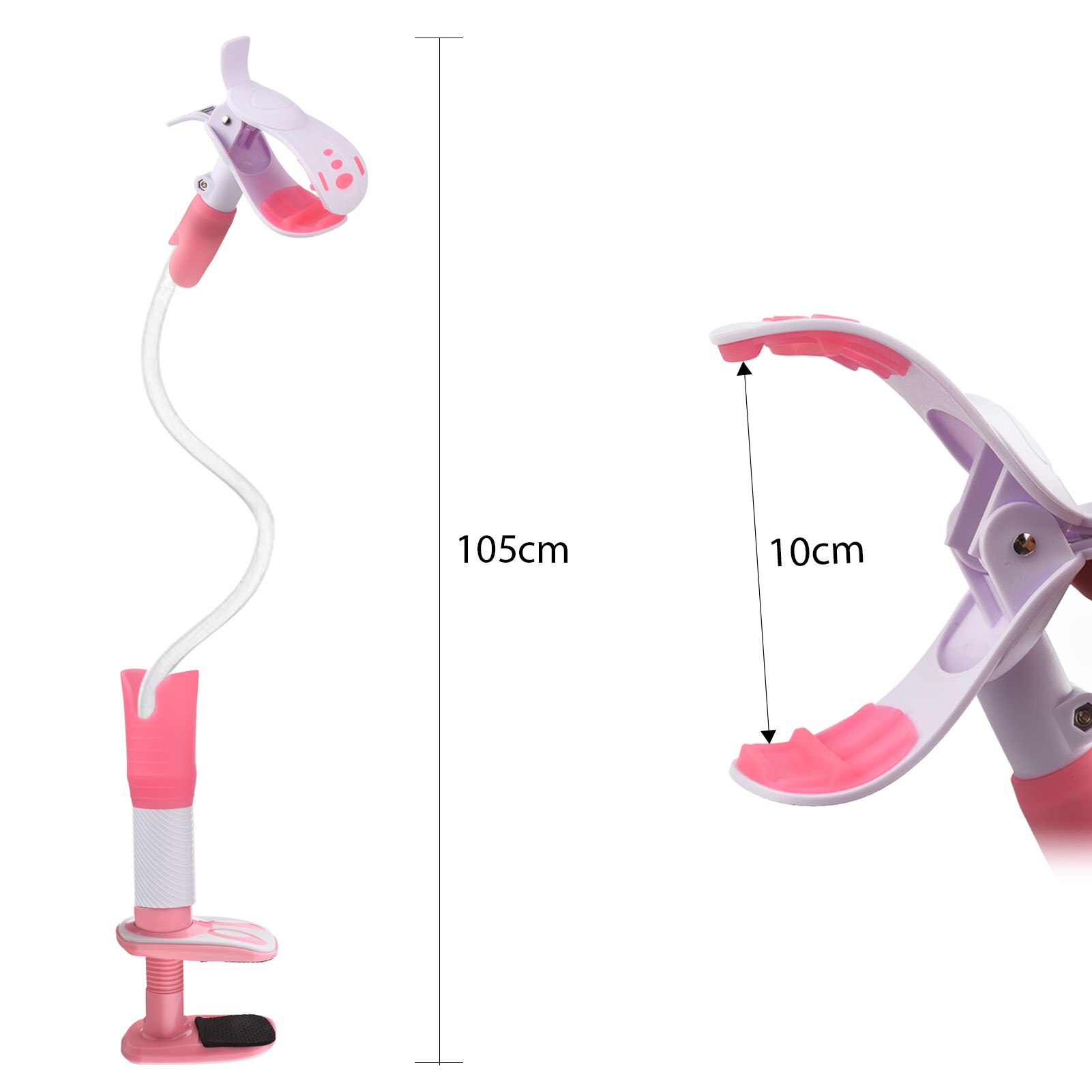 105CM Baby Monitor Halter Multifunktions Universal Kamera Halter Stehen für Baby Monitor Montieren auf Bett Einstellbar Lange Arm Halterung