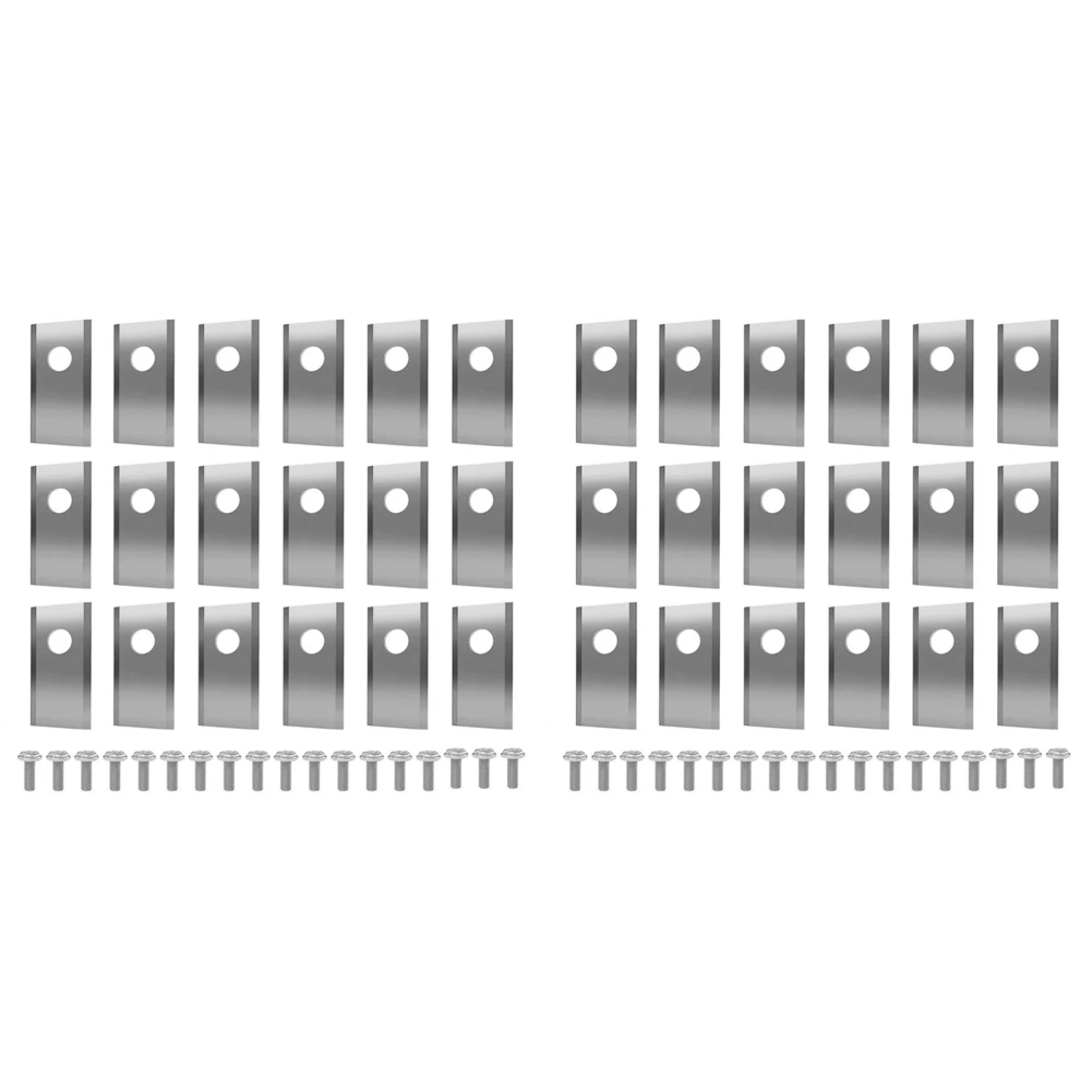 Blades Replacement Stainless Steel Lawn Mower Cutting Blade Set Robot Mower Replacement Blade for Worx Landroid Lawn Mowers: Brown