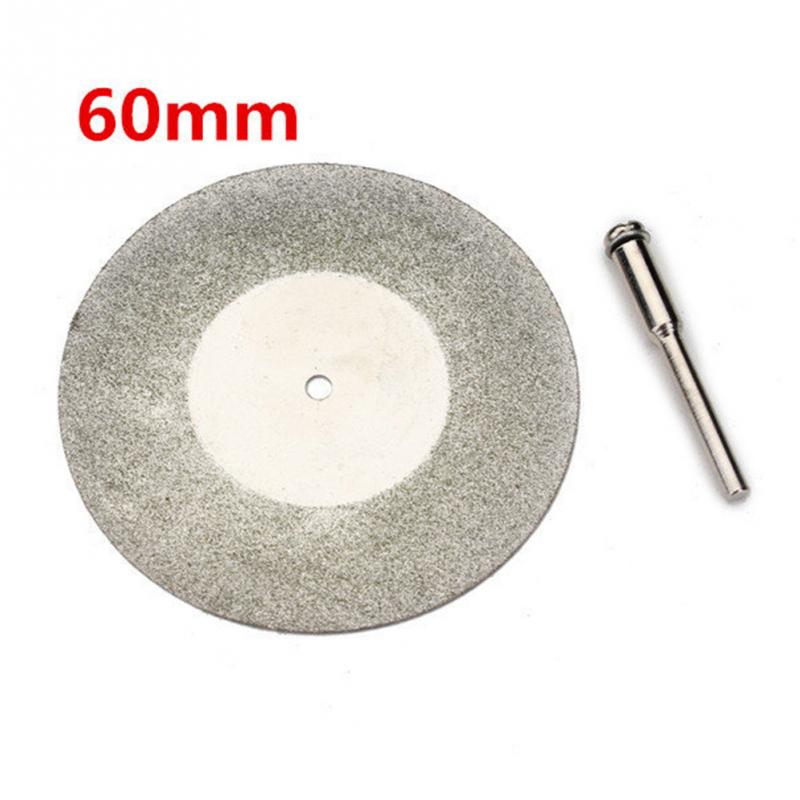 Tranche de meule diamantée 60mm pour disque de meule métallique Mini scie circulaire pour perceuse accessoire de coupe outil rotatif