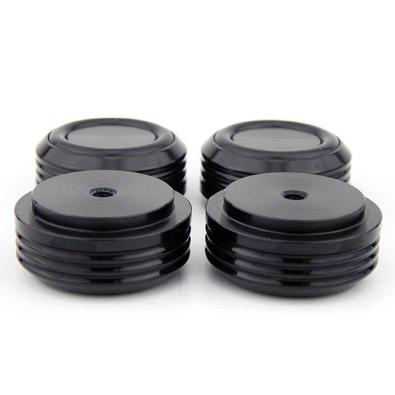 Aluminum foot pad for hifi amplifier Speaker chassis Machine feet Mats Pads 4PCS Diameter 30mm height 13mm Power amplifier feet