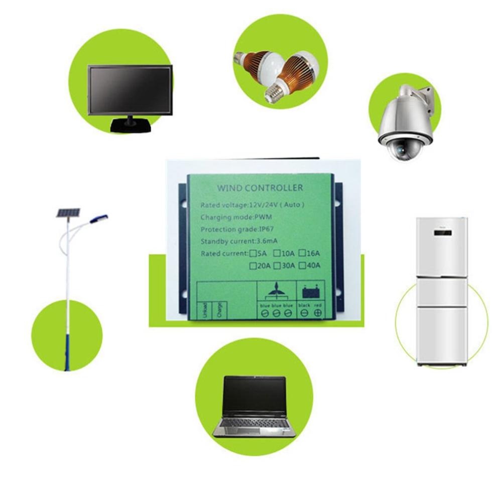 Contrôleur de charge d'éolienne 48V 600W étanche chargeur intelligent automatique de Protection de l'environnement Durable et pratique