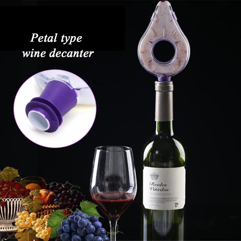 Di Vino di viaggi Filtro di Aspirazione Dell'aria Pour la Magia del Vino Essenziale Vino Rapida Aeratore Beccuccio anter Mini