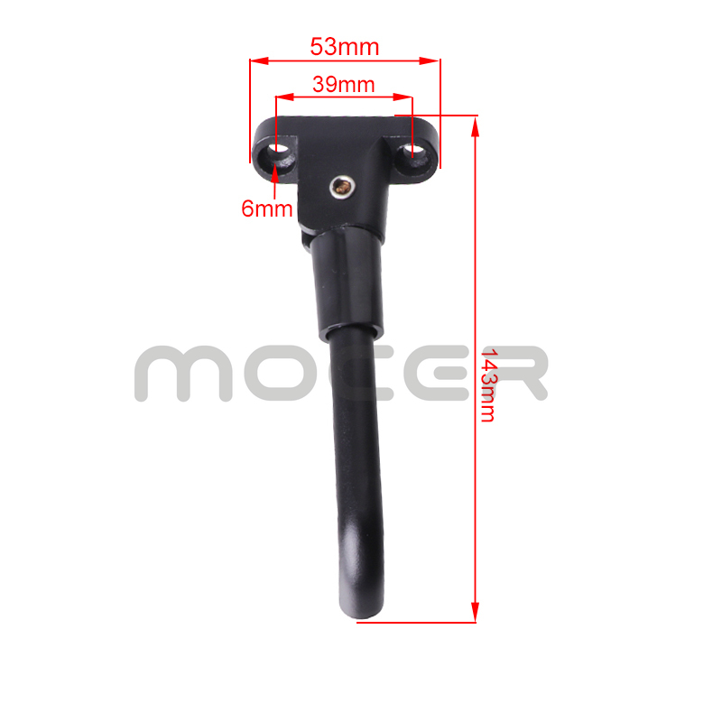 Ricambi originali cavalletto di ricambio per cavalletto da parcheggio supporto per gamba del piede cavalletto universale per parte del telaio laterale dello Scooter elettrico da 10 pollici e 8 pollici: Black