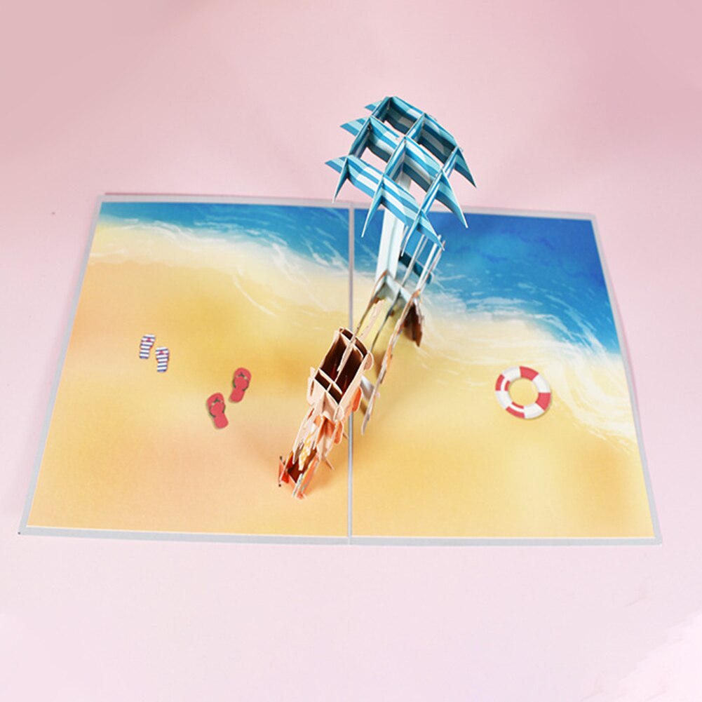 3D Pop-up Greeting Card Happy Father's Day Card for Expressing Gratitude Birthday Card Gits for Dad with Envelope