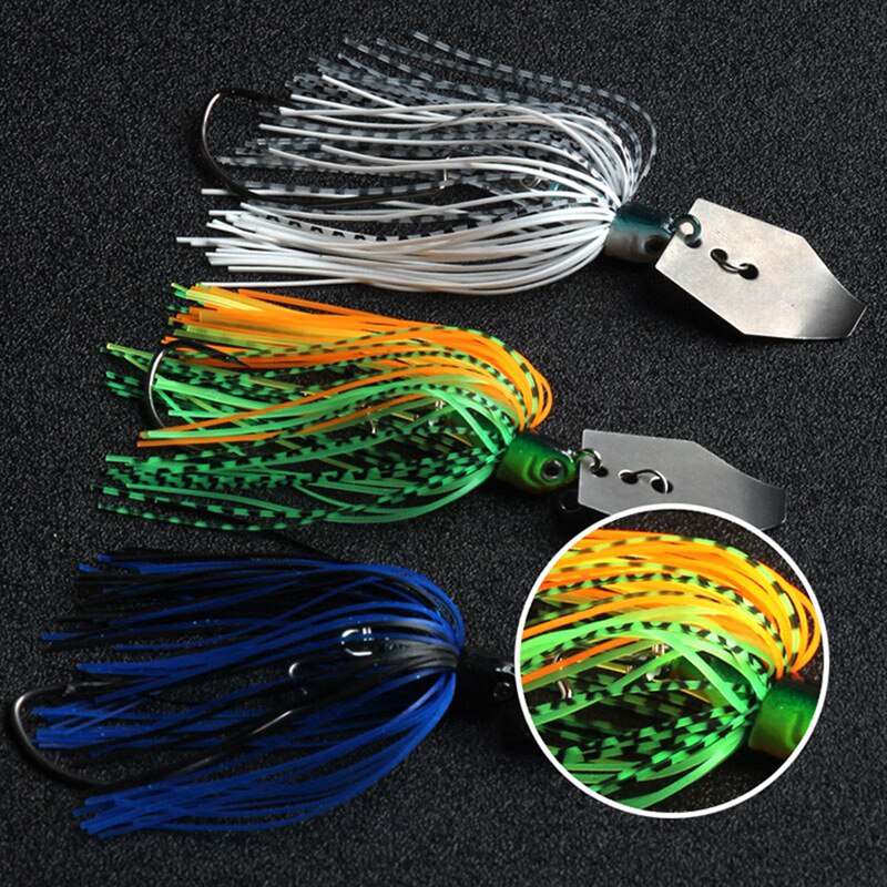 12g Chatter Bait Spinner Bait Weedless Fishing Lure Buzzbait Wobbler Chatterbait For Bass Pike Walleye Fish