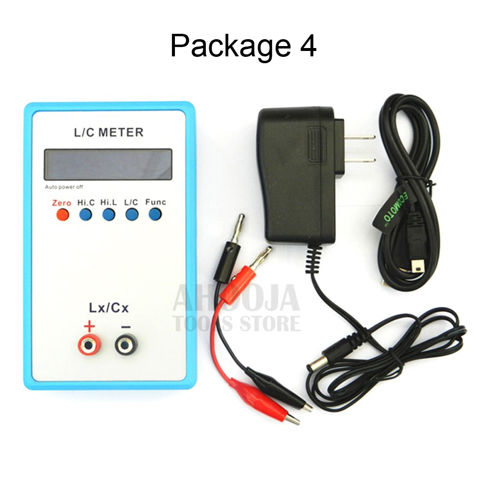 Digital Display High-Precision Handheld Inductance Capacitance Table LCR Digital Electricity Bridge Meter Measuring Instrument