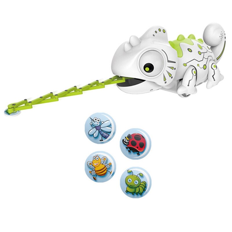 Elektronische Haustiere Spielzeug Rc Roboter Clever Chamäleon Roboter Tiere Können essen Dinge Funktion Nette Intelligente Spielzeug Für freundlicher freundlicher