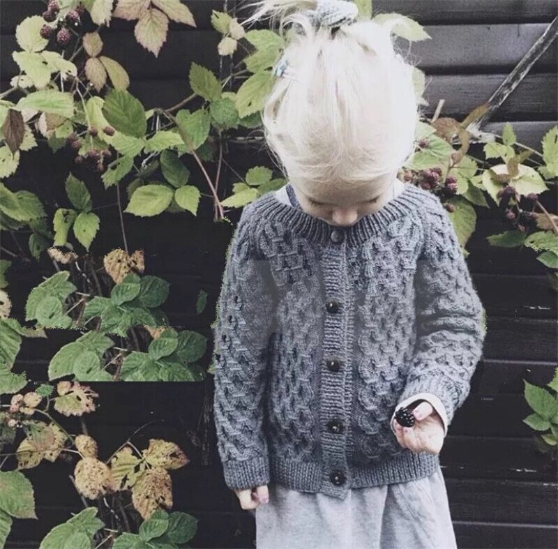 Herfst Winter Baby Gebreide Vest Truien Peuter Lange Mouwen Ronde Hals Button Up Trui Uitloper Meisjes Jongens Kleding