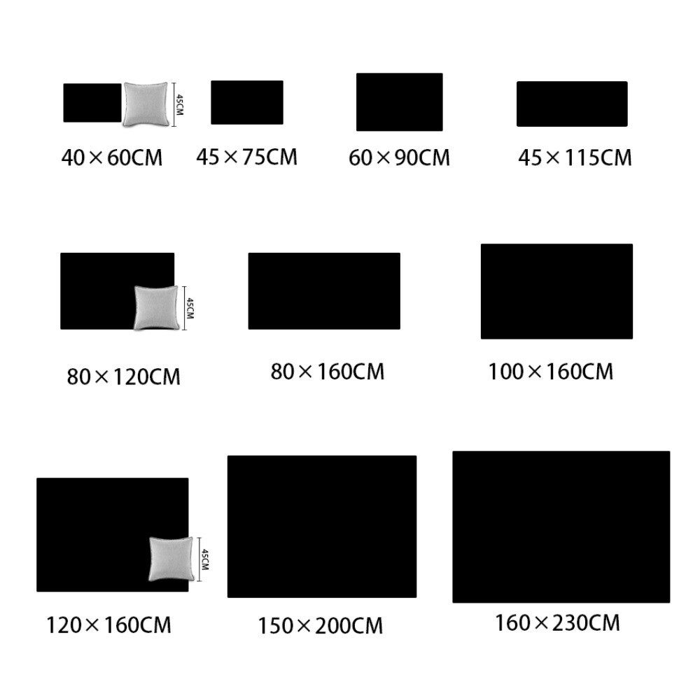 Moderna geometriska mattor för vardagsrum nordisk dekoration hemmattor sängbord abstrakt svart vit grå 160 x 230 halkfria mattor