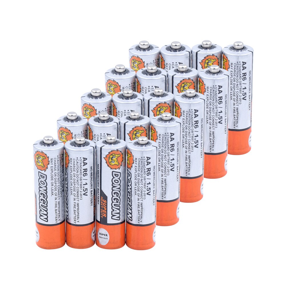 Sinkki hiili kuiva paristo  aa 1.5v akkua kameralle, laskimelle, herätyskellolle, hiirelle, kauko -ohjaimen 2a um3 hr6 am3 paristolle: 20 kpl
