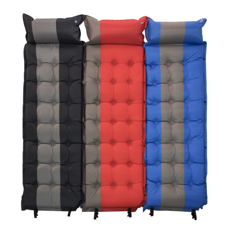 Coussin gonflable extérieur de matelas de matelas de couchage de Camping gonflable avec l'oreiller BHD2