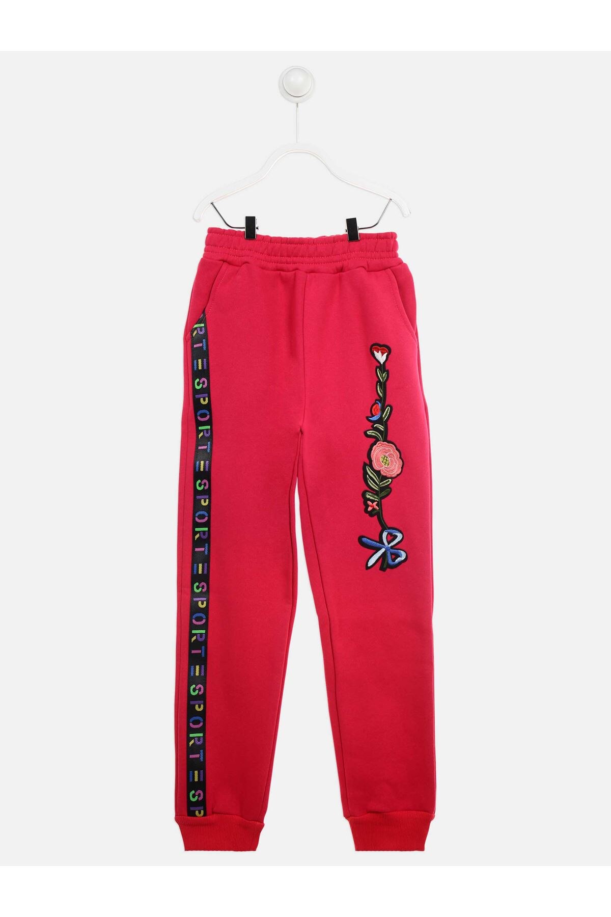 Pantalones de chándal de invierno de color rosa oscuro para niñas: 10 11 Ages
