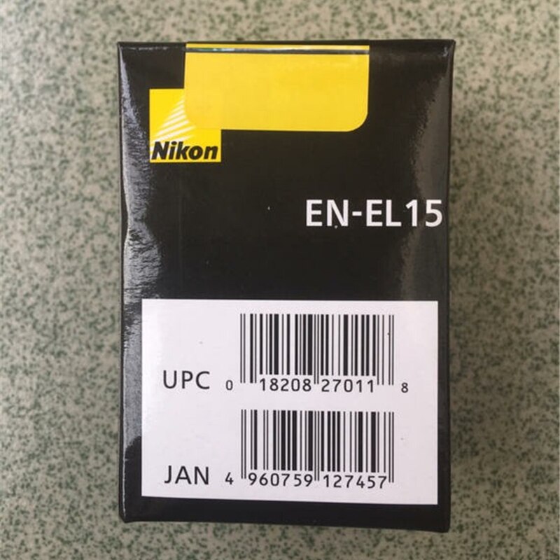 EN-EL15 Battery for Nikon D600 D610 D750 D7100 D7200 D800 D810 V1