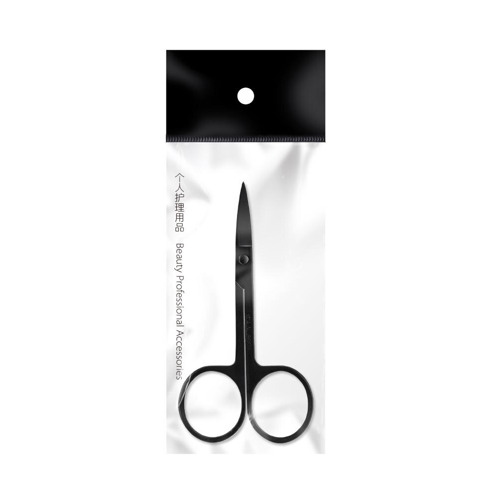 AMSIC – ciseaux à sourcils professionnels, courbés, antiadhésifs, accessoires de maquillage