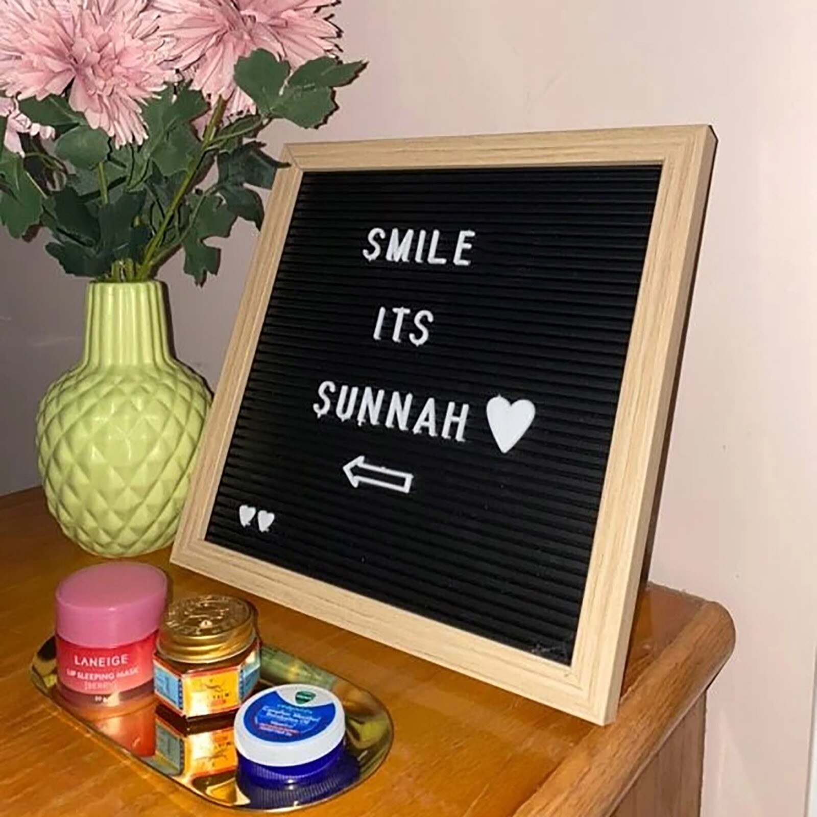 Diy Handgemaakte Plastic Message Board Houten Brief Board Koffie Winkel Menu Display Board Home Office Decor Voor Kids