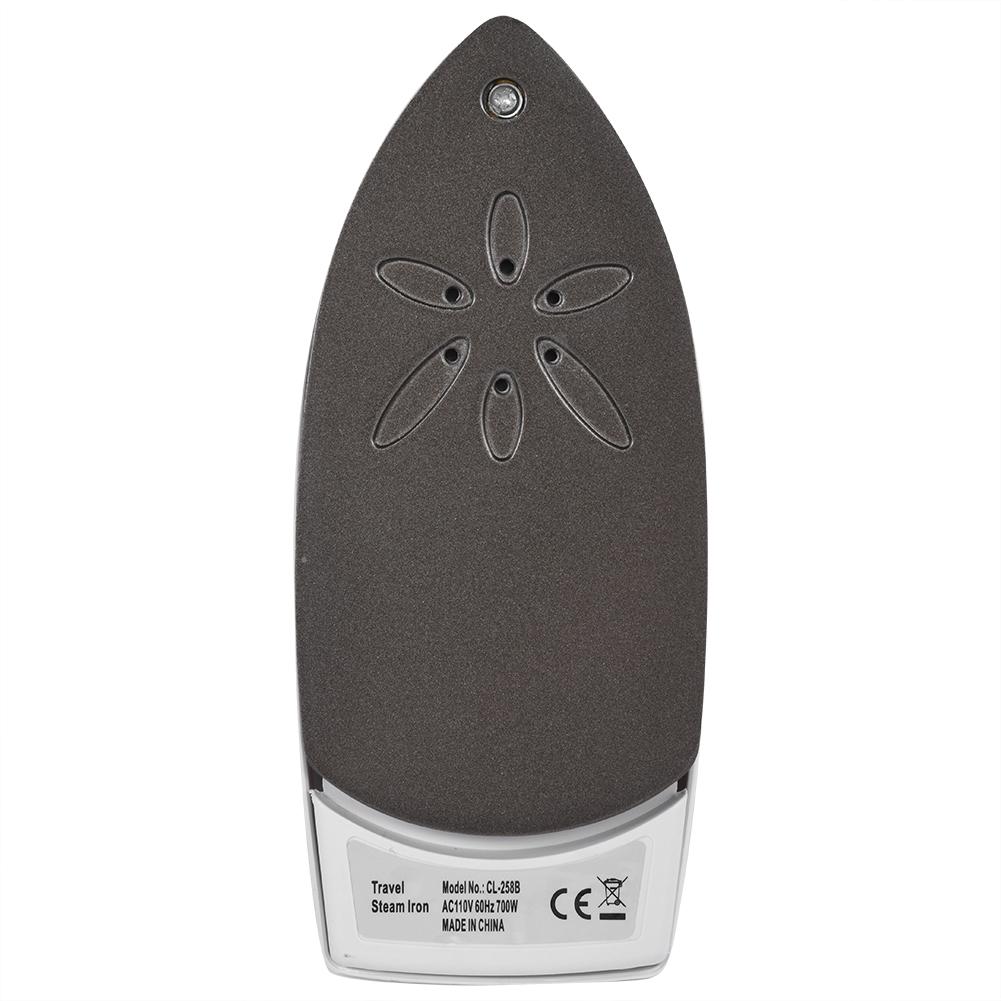 Plancha de vapor eléctrica plegable portátil Mini para ropa con 3 engranajes, placa base de teflón, Flatiron de mano para viaje en casa