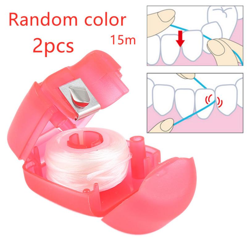 50Pcs Persoonlijke Flossers Oral Floss Tooth Pick Tandenstokers Tanden Care S8jN: Roze