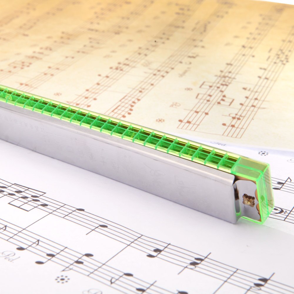 24 hulls munnspill oktav munnspill munnorgan fritt sivblåseinstrument med koffert