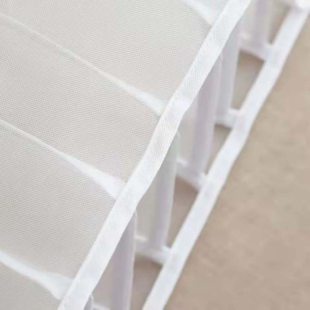 1 Pack Mesh Cloth Translucent Clothes Storage Artifact Home Wardrobe Drawer Underwear Jeans Compartment Storage Divider Bag