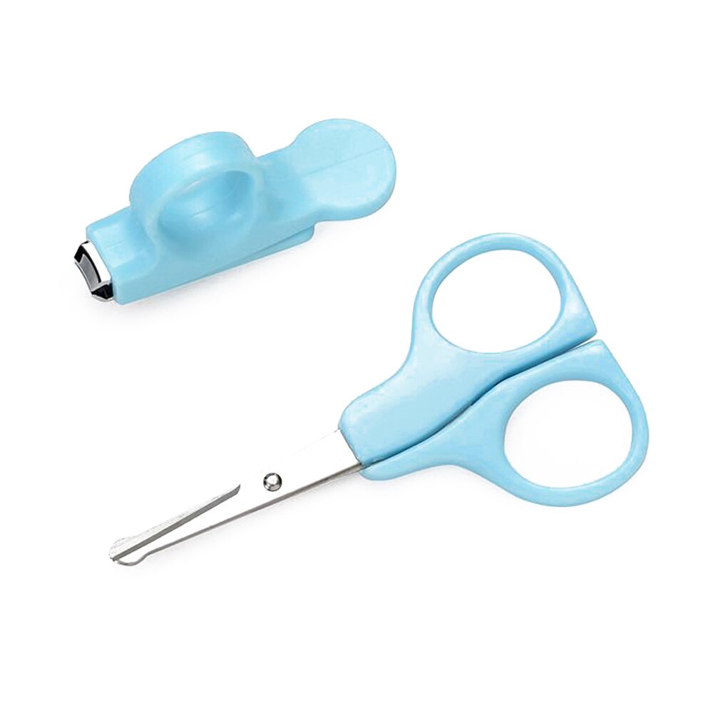 Babynailscissor Baby Nail Cutter Useful Cutter Nailscissorsset Nailkit Kidsnails Set Cute Nail Cutter for Infant Babycare Kids: blue