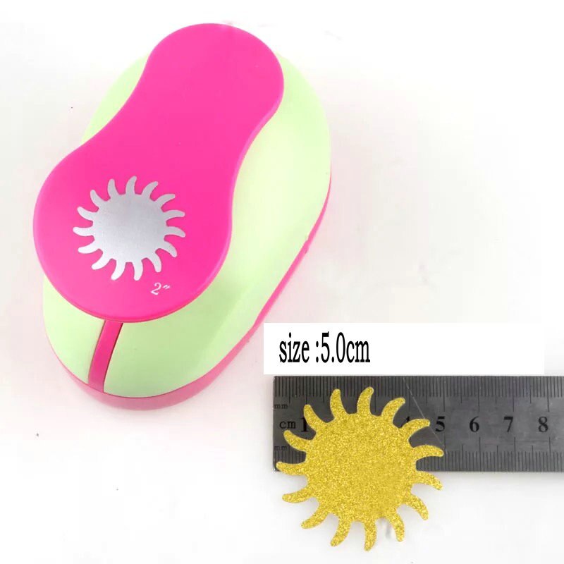 1.3cm-5.0cm sun shape Handmade Crafts Scrapbooking Tool Paper Punch DIY Card Punches Embossing device Stamping punches sun