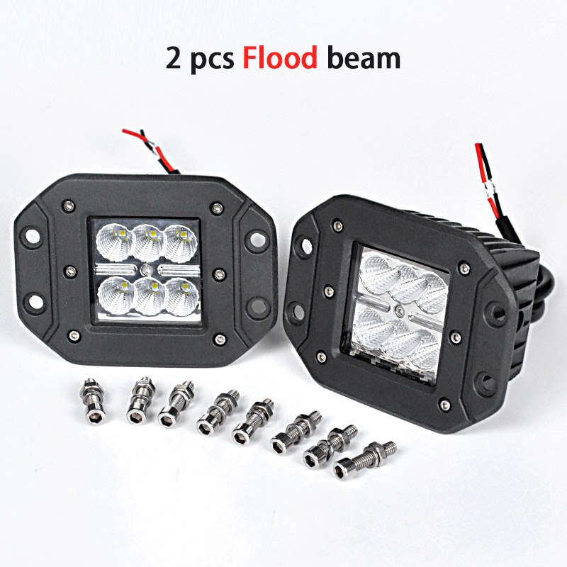Anmingpu 4 7 60W 120W Led Licht Bar Voor Auto Je... - Vicedeal
