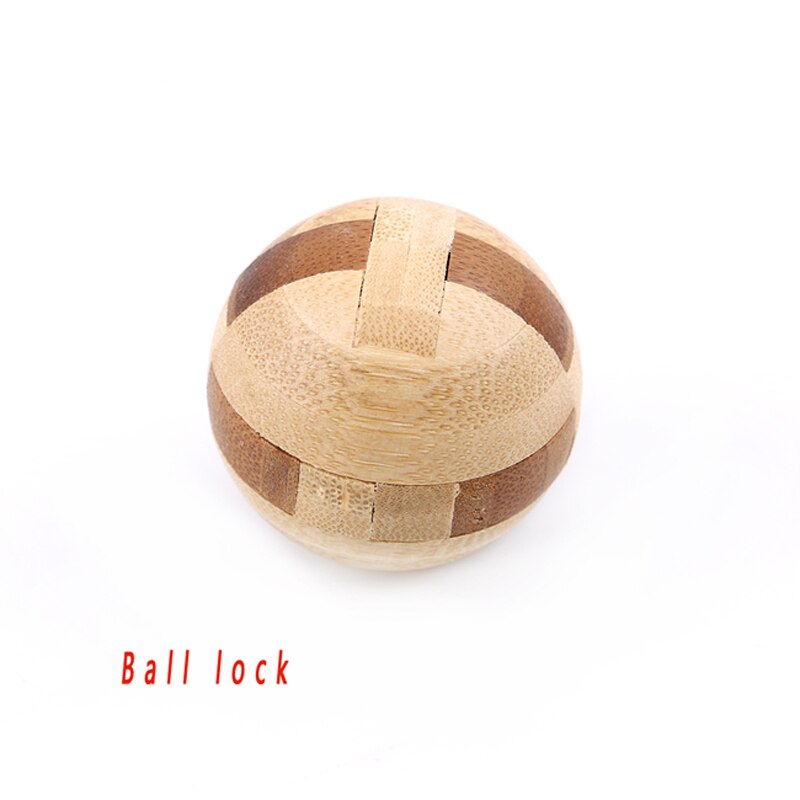 2019 Nuovo Disegno IQ Rompicapo Kong Ming Blocco 3D di Legno Interlocking Burr Puzzle Giocattolo Gioco Per Adulti Bambini