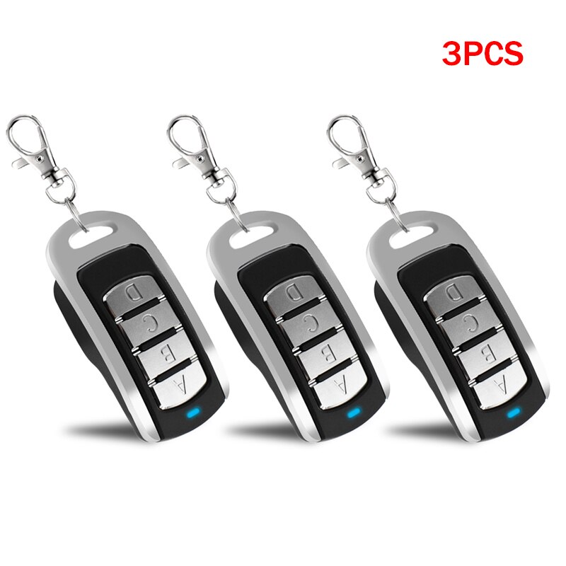 Garage Remote Control Clone MultiFrequency 280mhz to 868mhz Auto Scan Gate Door Opener 433MHz Fixed&Rolling Code Command: 3PCS