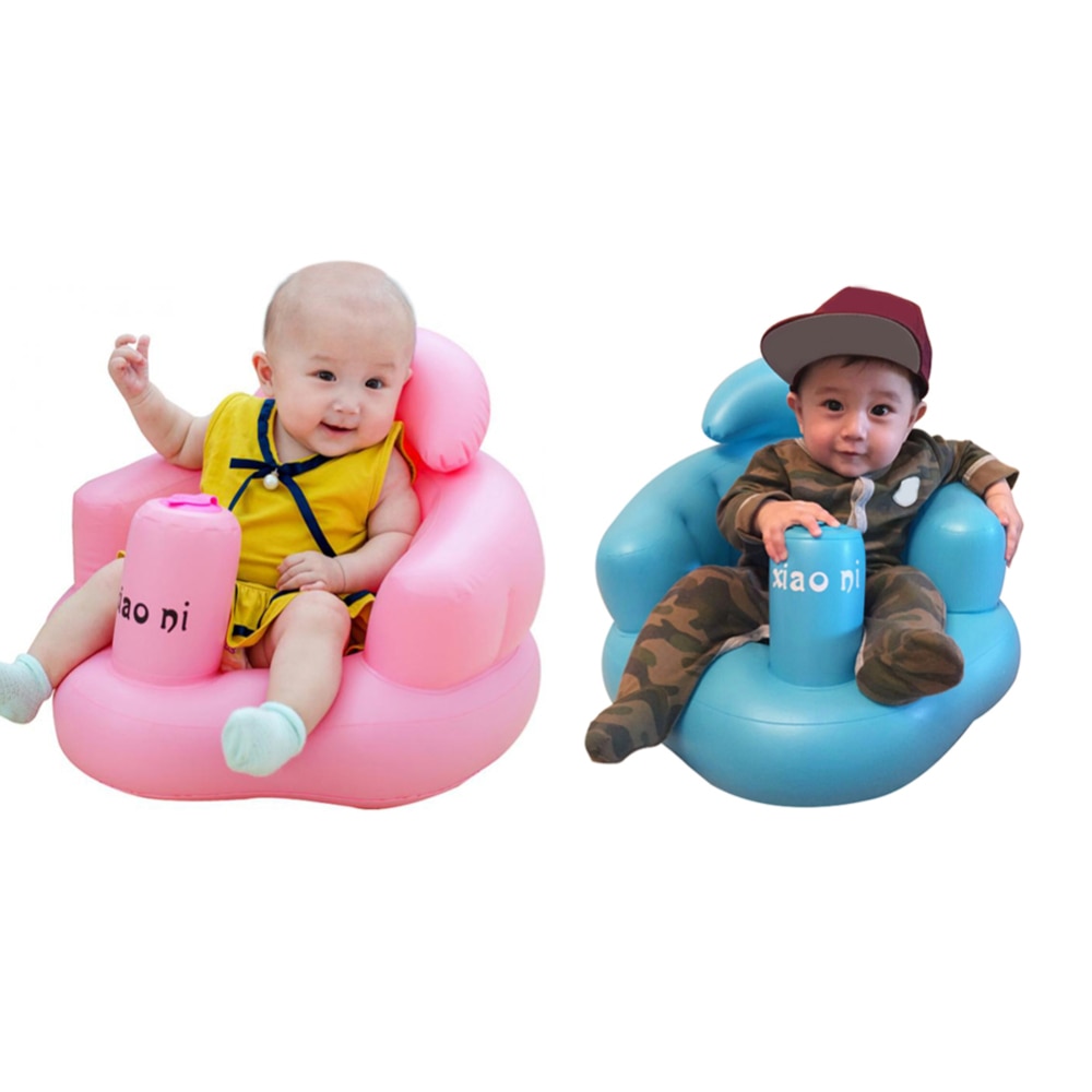 Baby oppustelig sofa multifunktionel baby sæde spisestol sæde fodring stol bærbar baby badestol