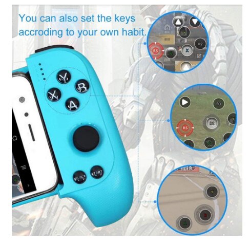 7007F Game Controller Draadloze Bluetooth Gamepad Uitschuifbare Joypad Joystick Voor Android/Ios Telefoon Tablet Windows Pc