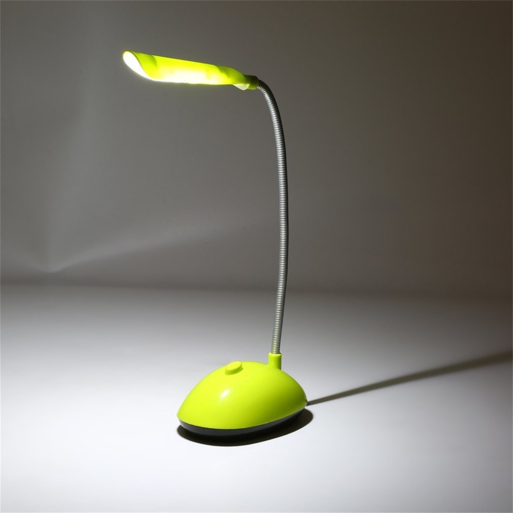 Fexiable FÜHRTE Schreibtisch Licht AAA Batterie Betrieben Buch Lesen Lampe Grün/Blau PY-X7188