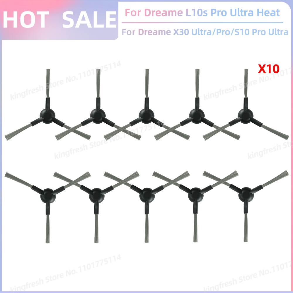 Compatible avec (Dreame L10s Pro Ultra Heat / X30 Ultra / L10s Ultra Gen 2 , Mova E30 Ultra) Pièces Rouleau principal Brosse latérale Filtre Chiffon de nettoyage Sac à poussière Accessoires