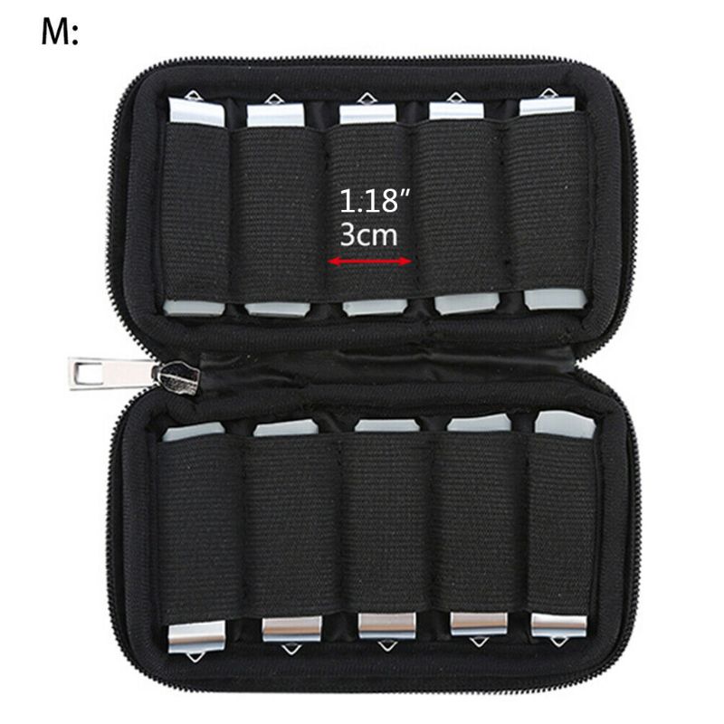 U Disk Holder-estuche organizador de unidad Flash USB, bolsa de almacenamiento anticaída S/M/L, bolsa de almacenamiento protectora a prueba de polvo a prueba de golpes para viajes: M