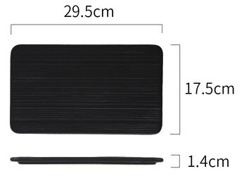 Rectangular Flat Plate Grilled Wings Pot pad Coaster Lunch Box Dishes Bowl Food Container Container Dinner Plates Food Plate: f