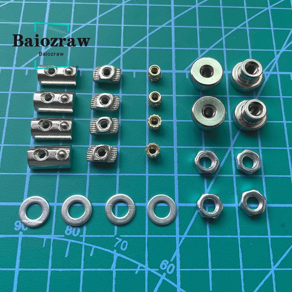 Baiozraw 3D Printer Screws Full Kit DIY Project Fasteners Screws Nuts Full Kit For Voron 2.4 Parts