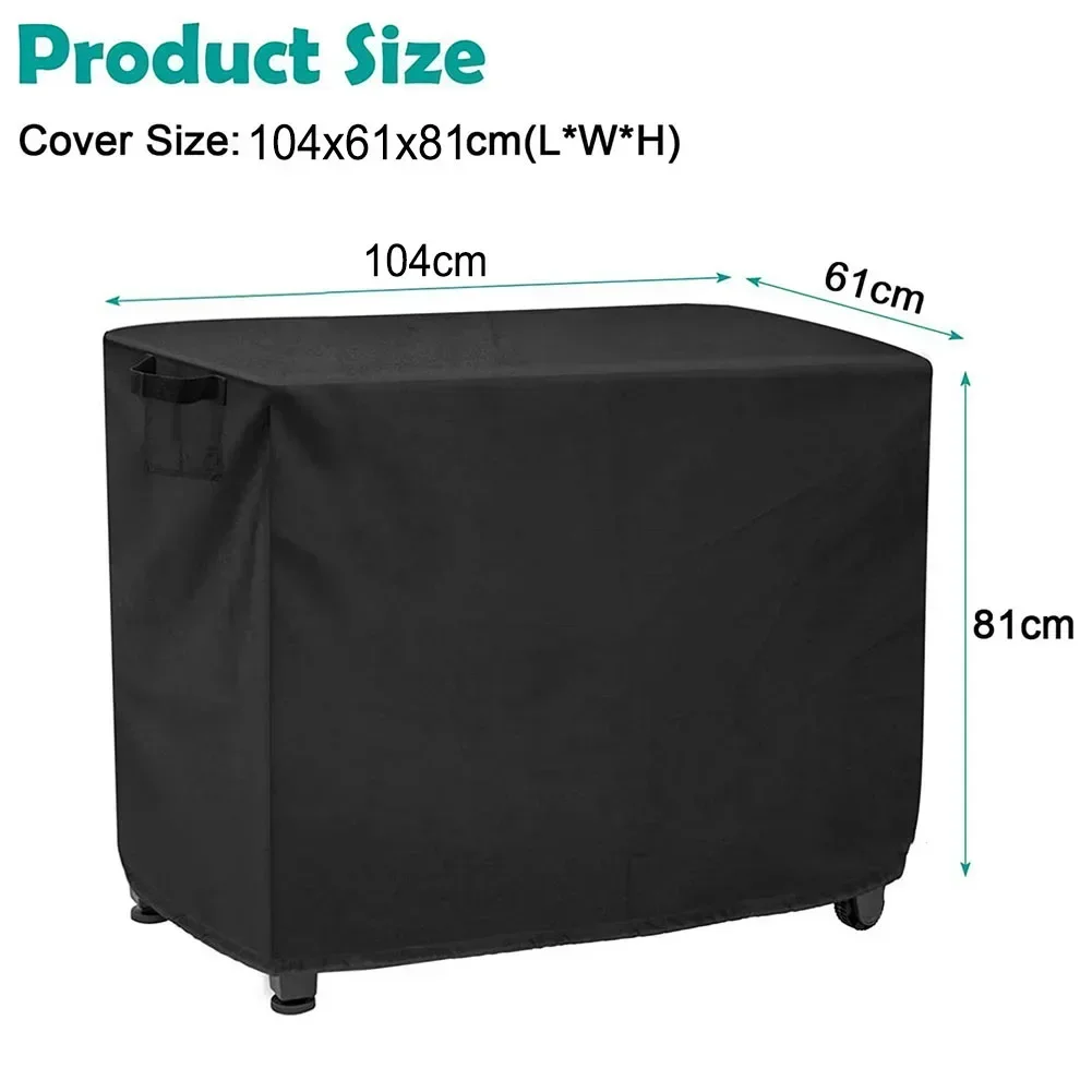 Waterdichte, verplaatsbare eettafel voor buiten, pizzaoven, terrasgrill, tafelhoes voor terras, buitenkeuken, barbecue, gasgrillhoes: Grijs
