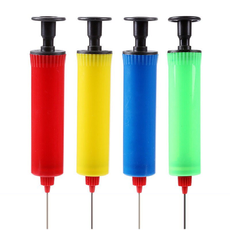 1pc Basketball Standard Aufblasen Bausatz Ball Luftpumpe Nadeln FußBall Basketball Volleyball FußBall draussen Sport Farbe Zufällig