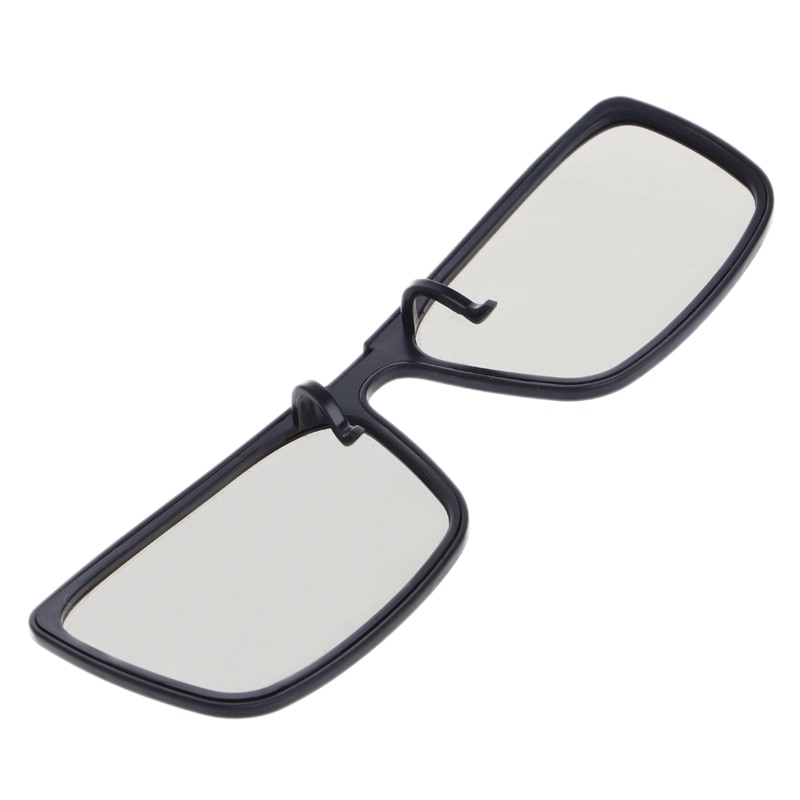 Clip-Auf Typ Rund passiv Polarisierte 3D Gläser Für TV Echt 3D Kino 0,22mm