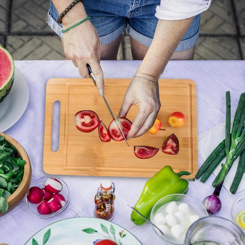 Tablas gruesas de madera disponibles de doble cara, tablas de cortar de madera, tabla de servir para cortar charcutería, tablas para servir carne