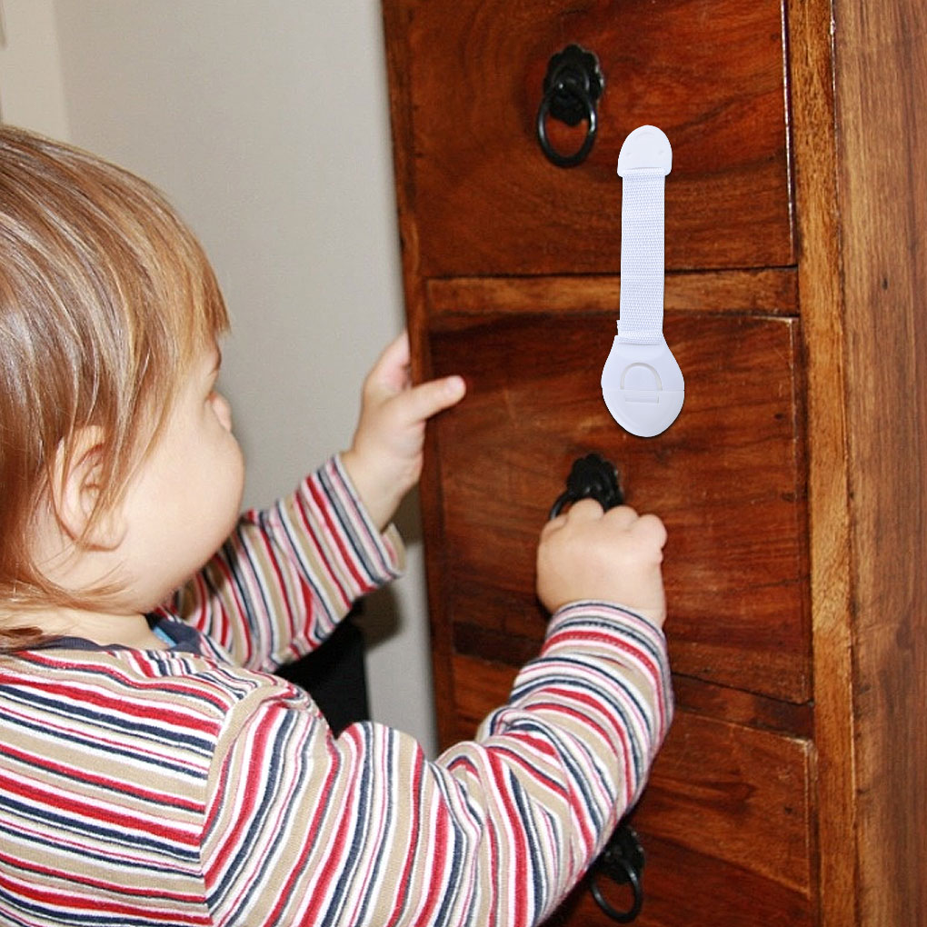 5pcs Baby Safety Locks Plastic Drawer Door Cabinet Cupboard Protection from Children Baby Care